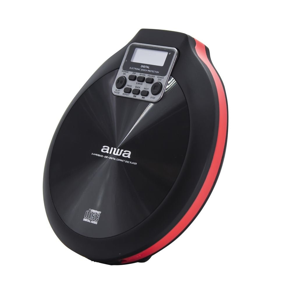 EAN 8435256897272 - Aiwa PCD-810RD Reproductor de CD portátil Negro, Rojo imagen 1
