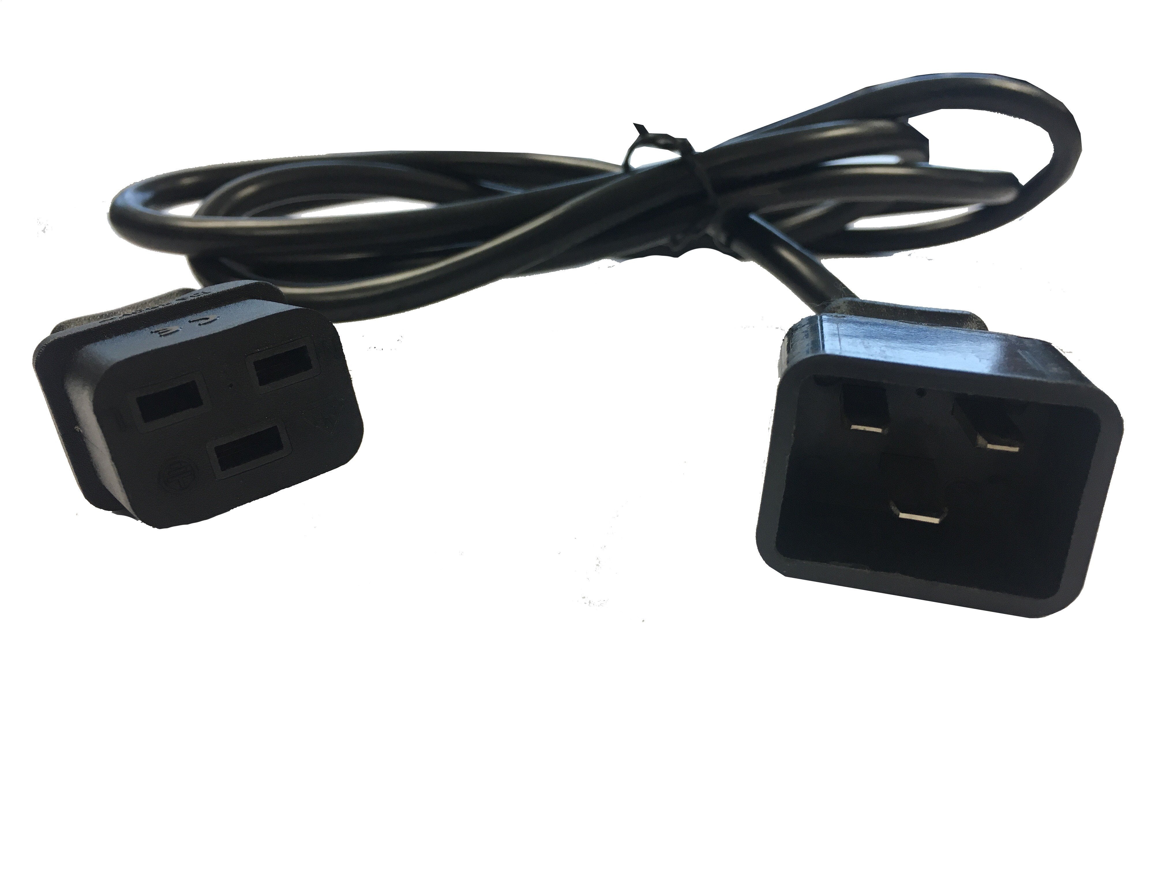 EAN 5901969409864 - Salicru 663BA000002 cable de transmisión Negro 1,8 m C20 acoplador C19 acoplador imagen 1