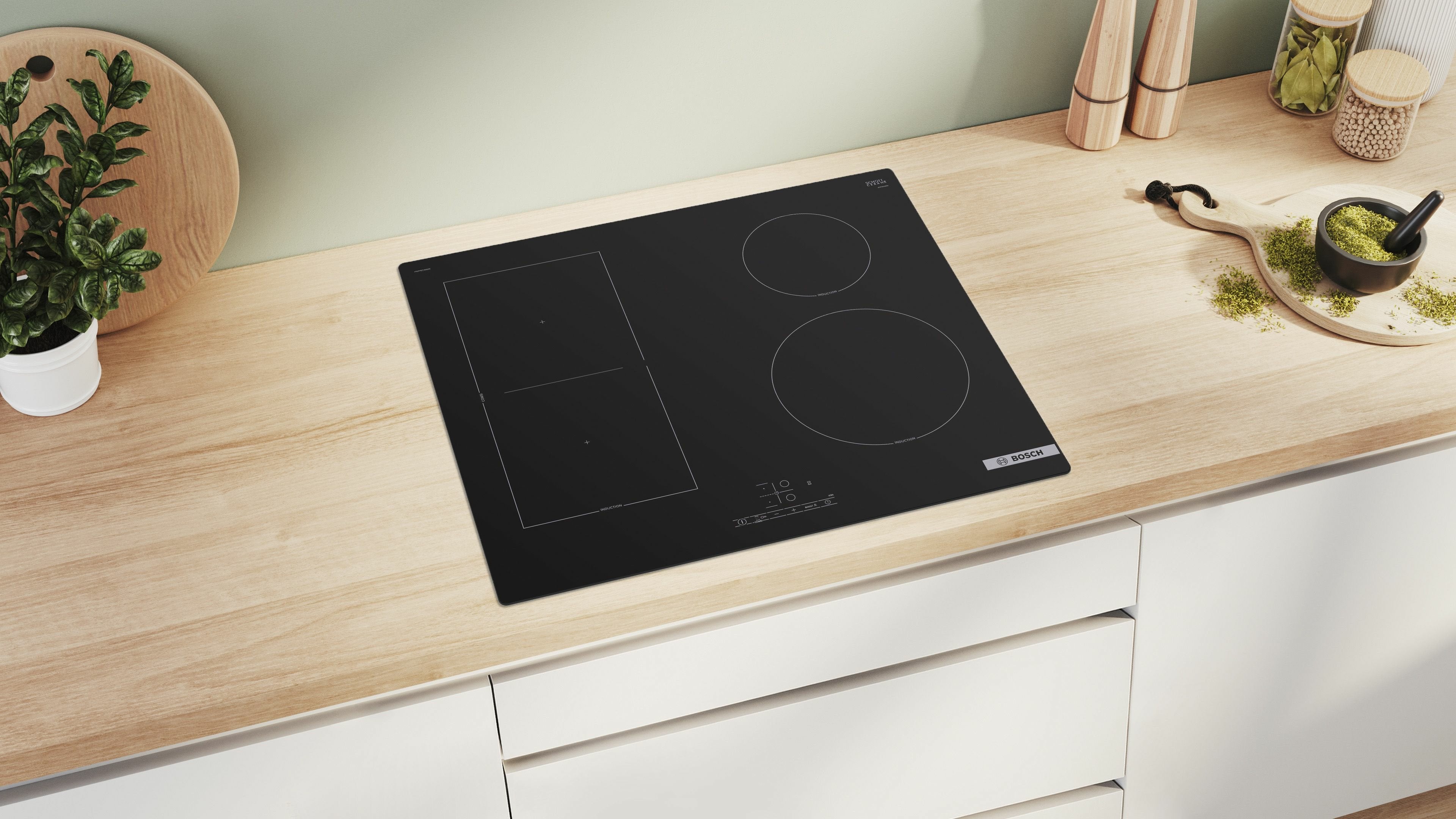 EAN 4242005321230 - Bosch Serie 4 PVS61RBB5E hobs Negro Integrado 60 cm Con placa de inducción 4 zona(s) imagen 6