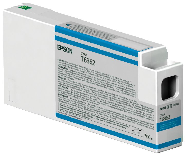 Original Epson Cartucho Inyeccion Tinta Cian 700ml Stylus Pro/7900/9900/9700/7700/7890/Wt7900/9890