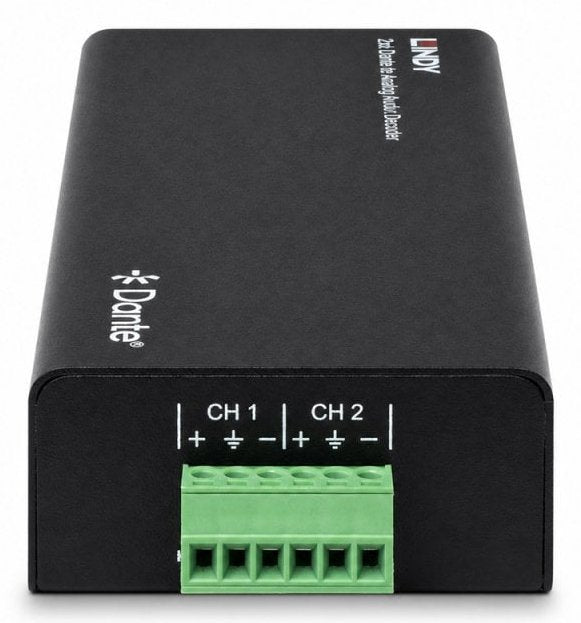 2ch Dante To Analog Audio Decoder