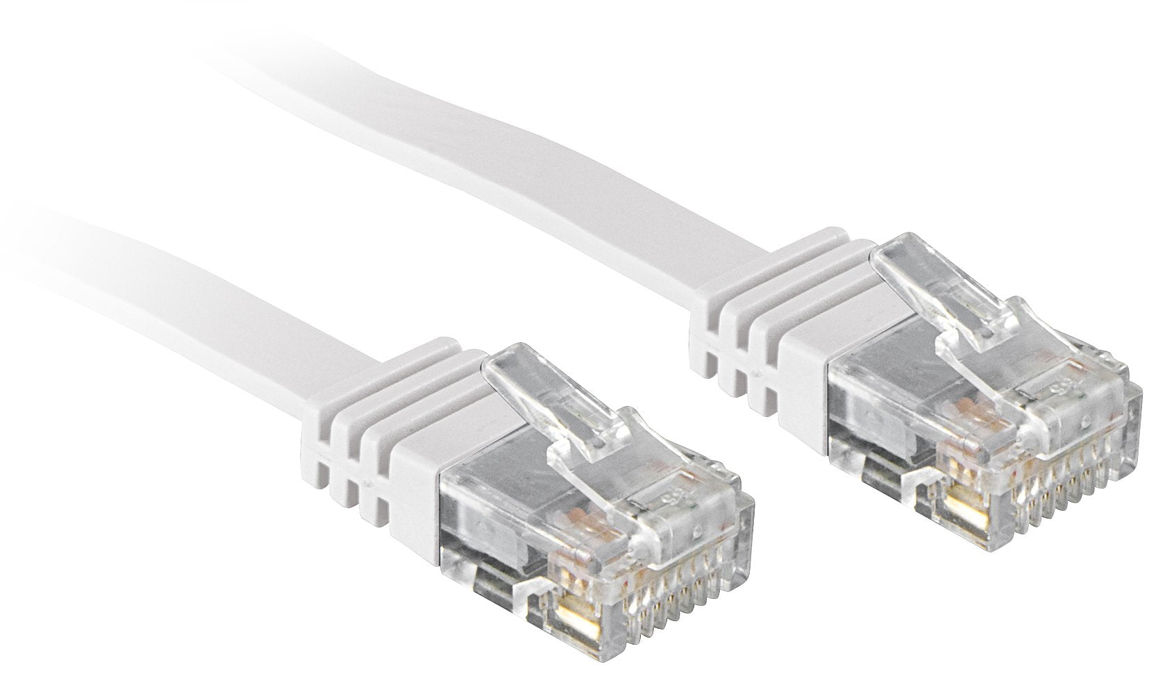 Lindy U/Utp Flat Patchcord Cat6. Cu. White. 2.0m