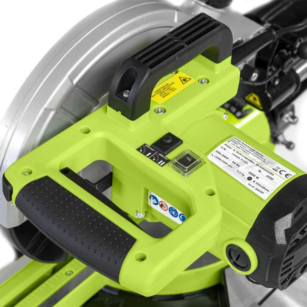 EAN 9120039234052 - Zipper ZI-KGS255DS sierra ingletadora 4500 RPM 2000 W imagen 5