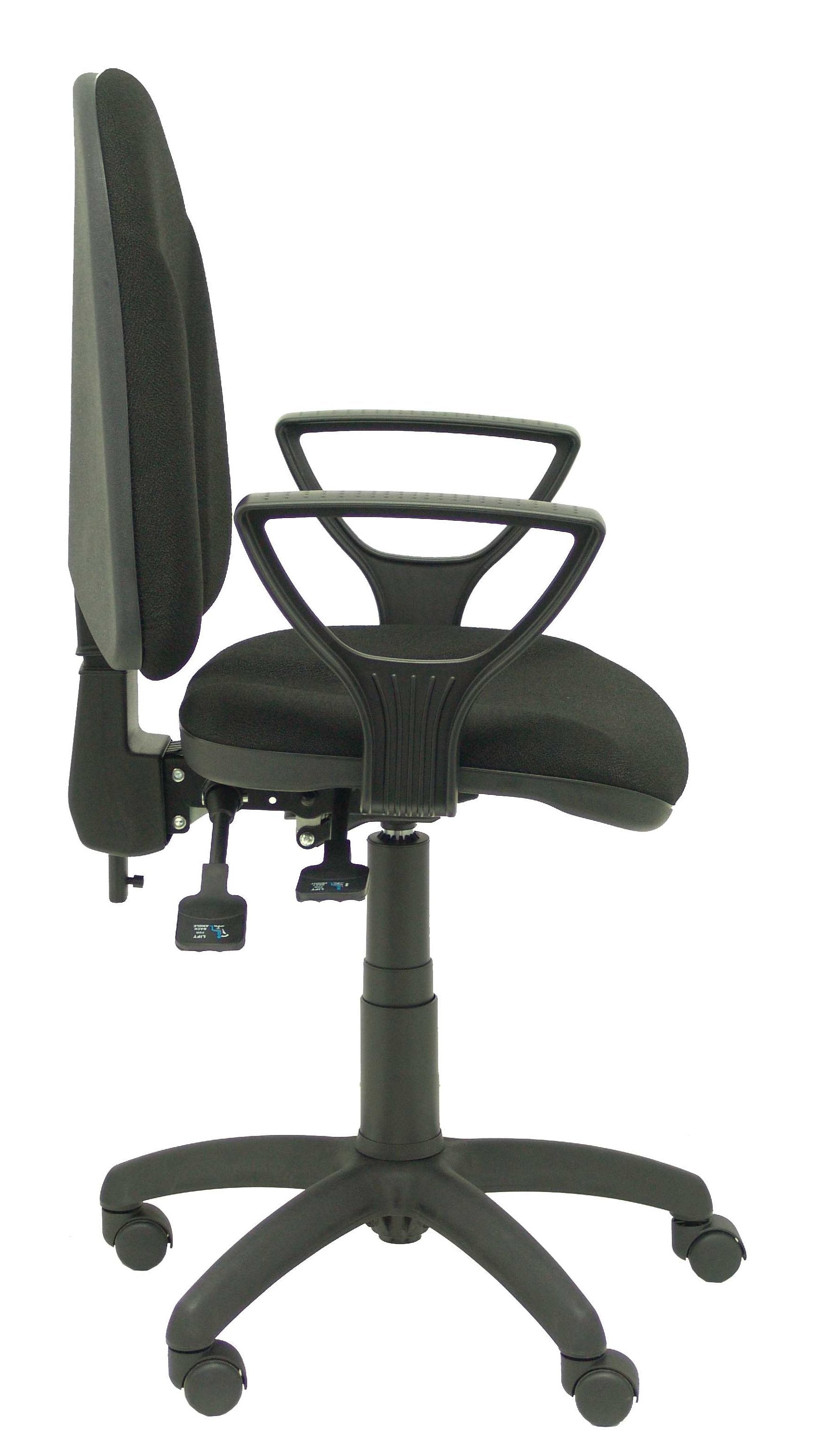 Silla Algarra Asincro Bali Negro Brazo Fijo