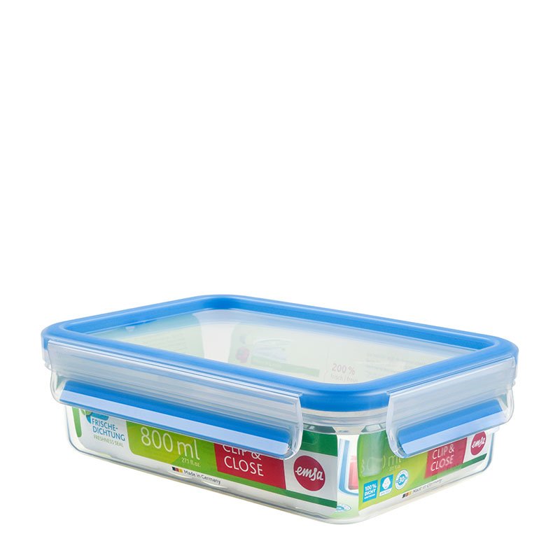 EAN 4009049303093 - EMSA 508539 recipiente de almacenar comida Rectangular Caja 0,8 L Transparente 8 pieza(s) imagen 1