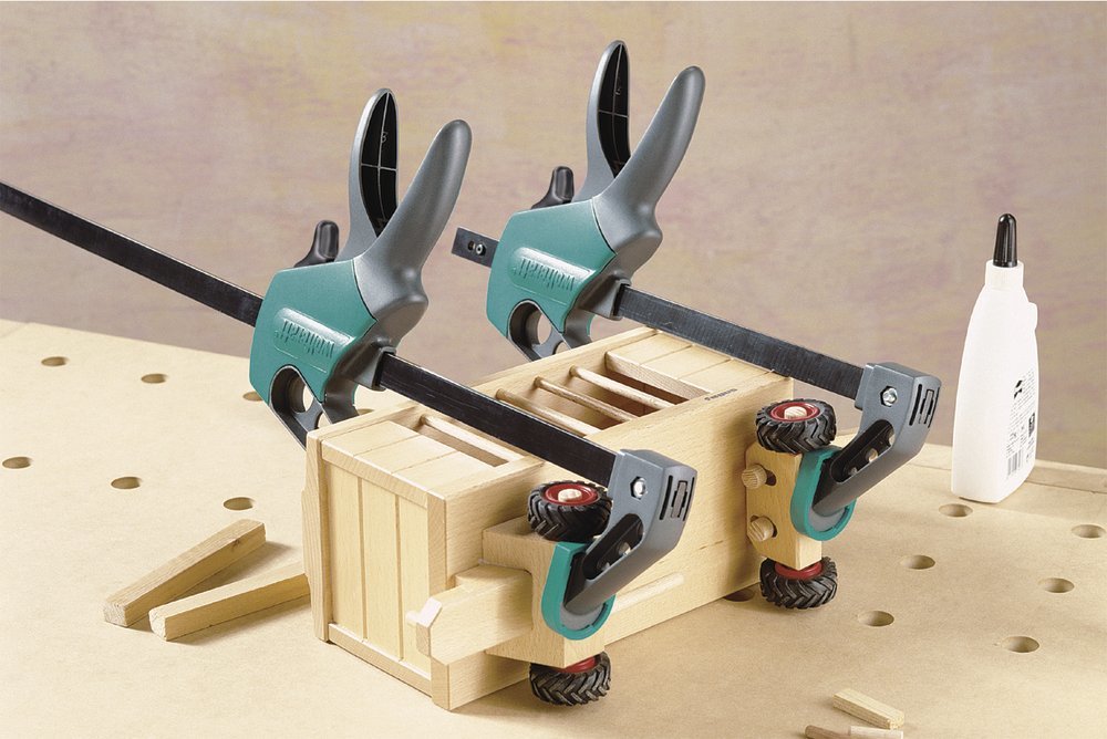 EAN 4006885302105 - wolfcraft GmbH 3021000 abrazadera Abrazadera de barra Negro, Verde imagen 4