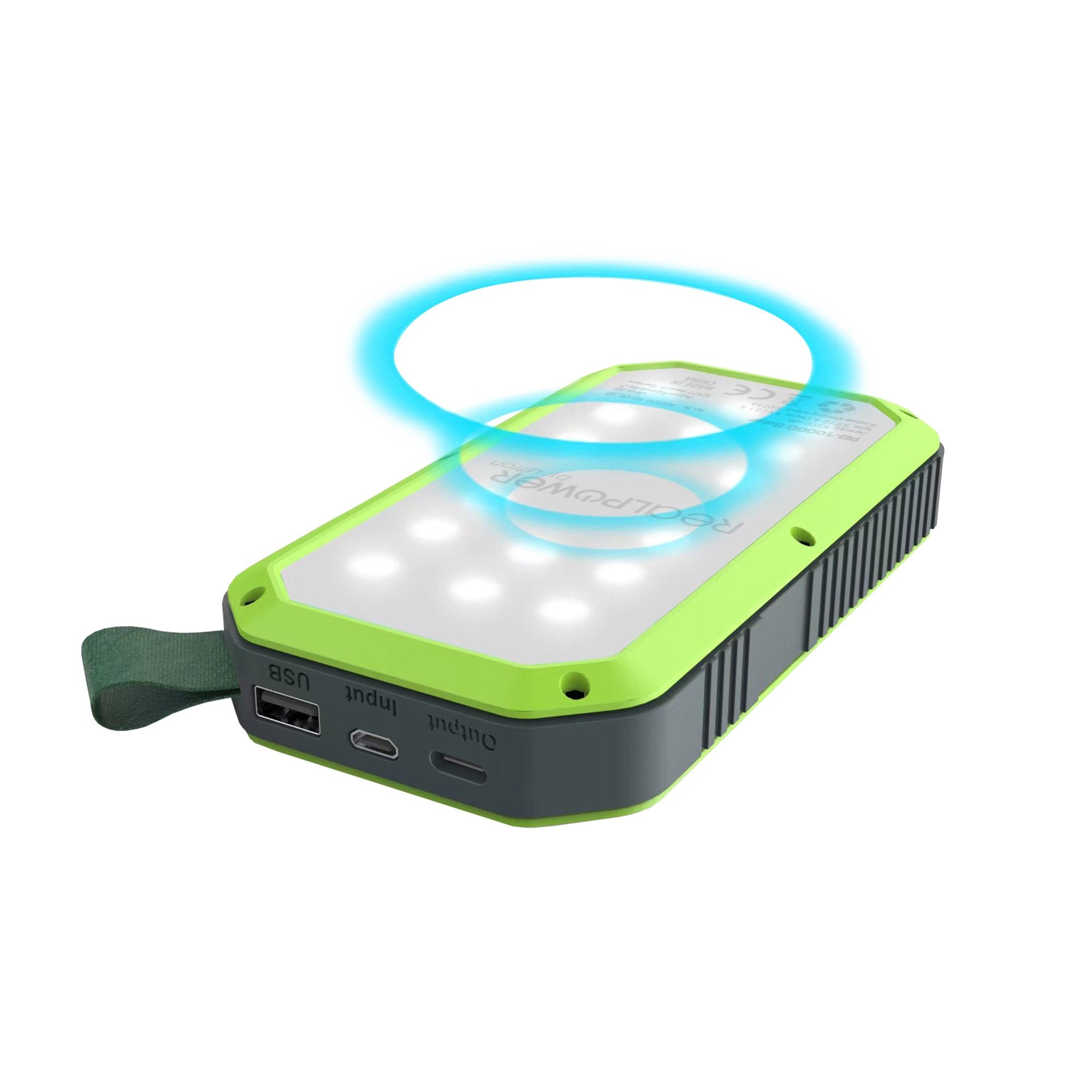 Realpower Powerbank Pb-10000 Solar Negro 10.000mah