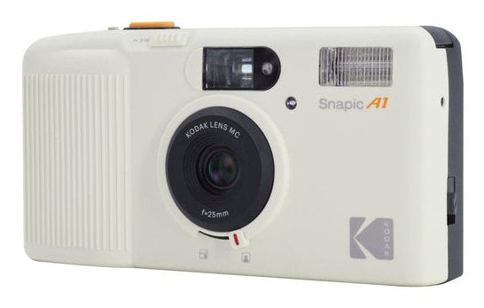 Kodak Ksnapicwh Snapic A1 35mm Film Camera White