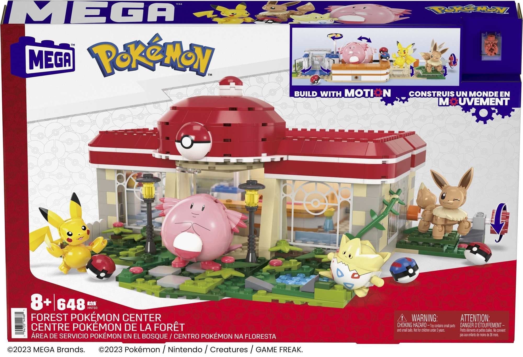 Juguete De Construcción Mattel Mega Pokémon Forest Fun Poké Center