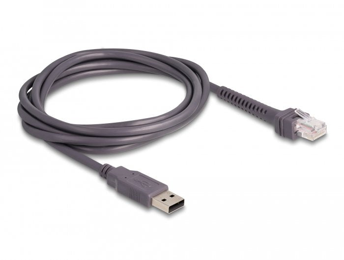 Delock Rj50 Zu Usb 2.0 Typ-A Barcodescanner Cable 2 M