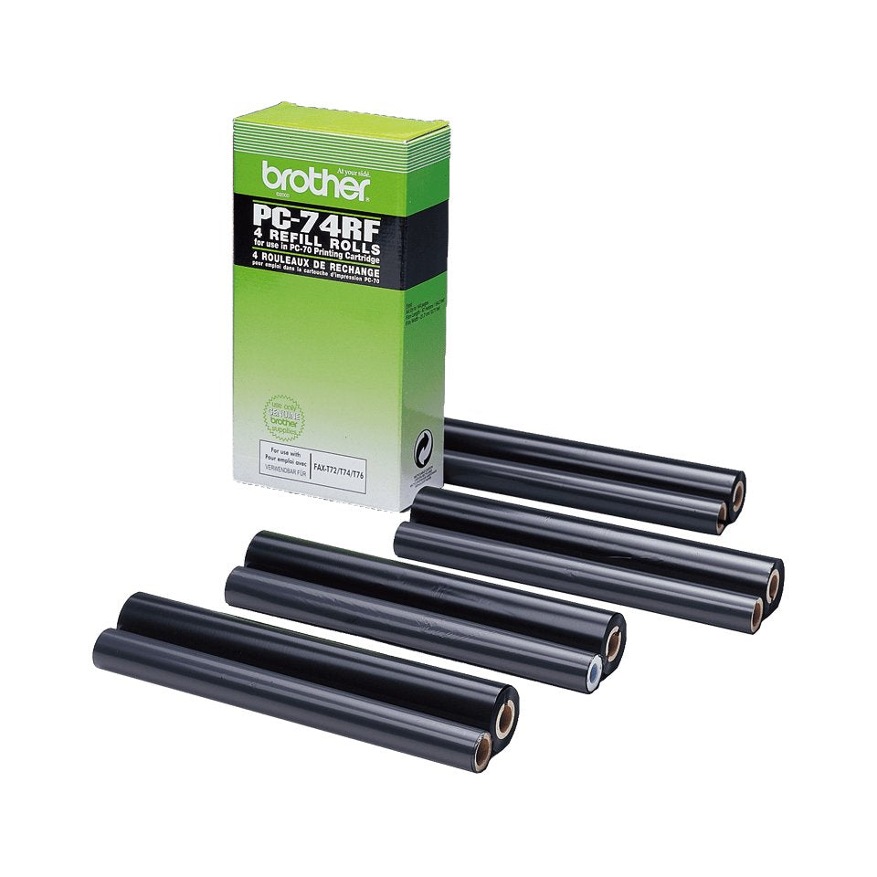 EAN 4977766058117 - Brother PC-74RF suministro para fax Cinta de fax 144 páginas Negro 4 pieza(s) imagen 2