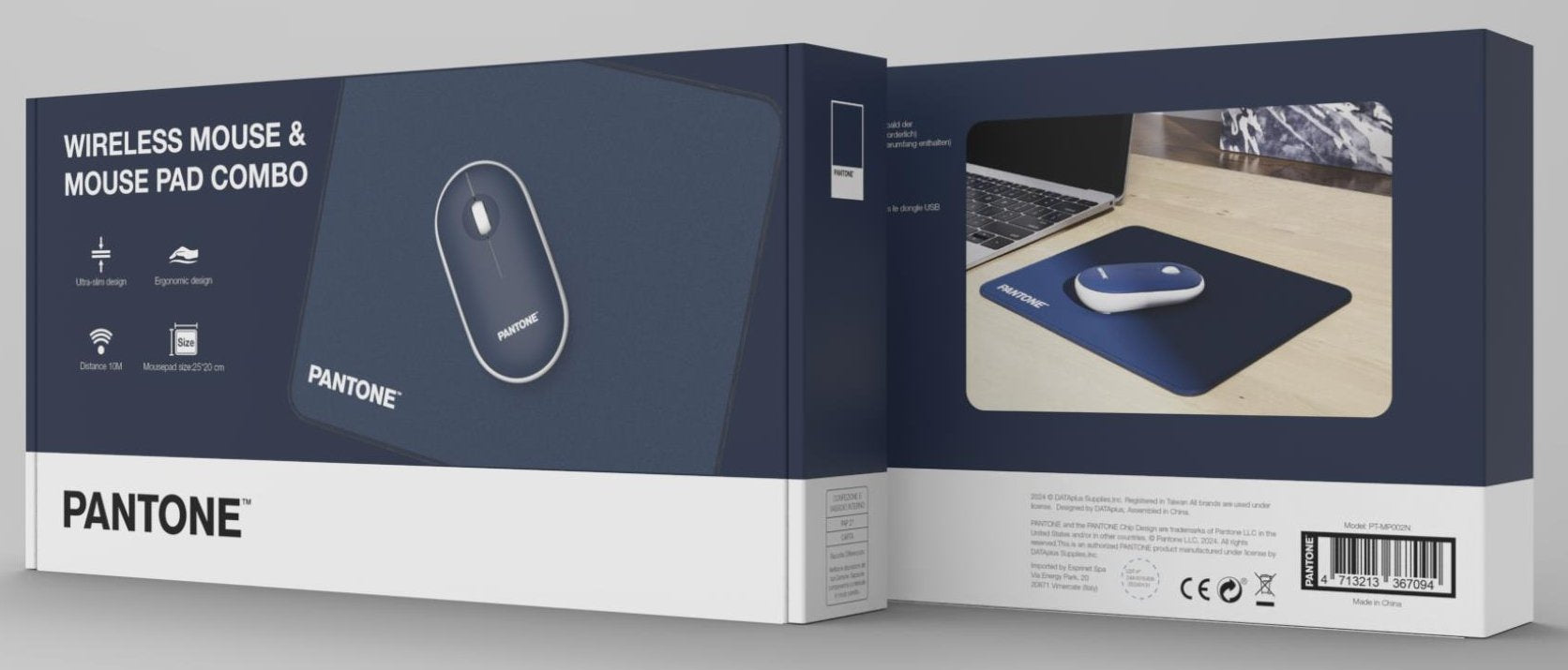 EAN 4713213367094 - Celly PT-MP002N ratón Oficina Ambidextro Laser 100 DPI imagen 4