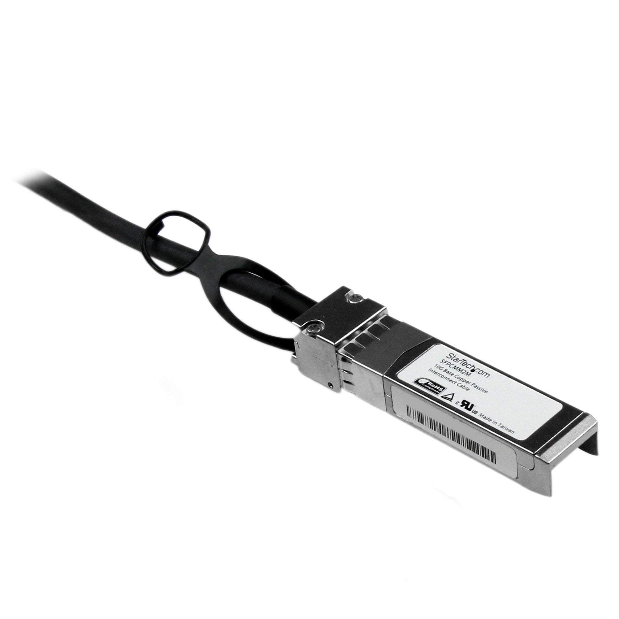 Startech Cable De Red Twinax Pasivo Cobre Sfp+ 10 Gigabit Ethernet Conexion Directa 10gbase-Cu 2m