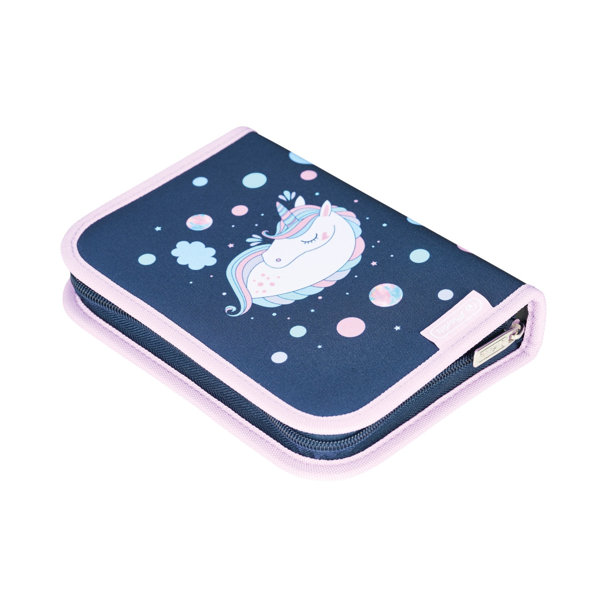 EAN 4008110396880 - Herlitz Loop Plus Unicorn Dreams juego de mochila escolar Chica Poliéster Azul oscuro, Rosa imagen 13