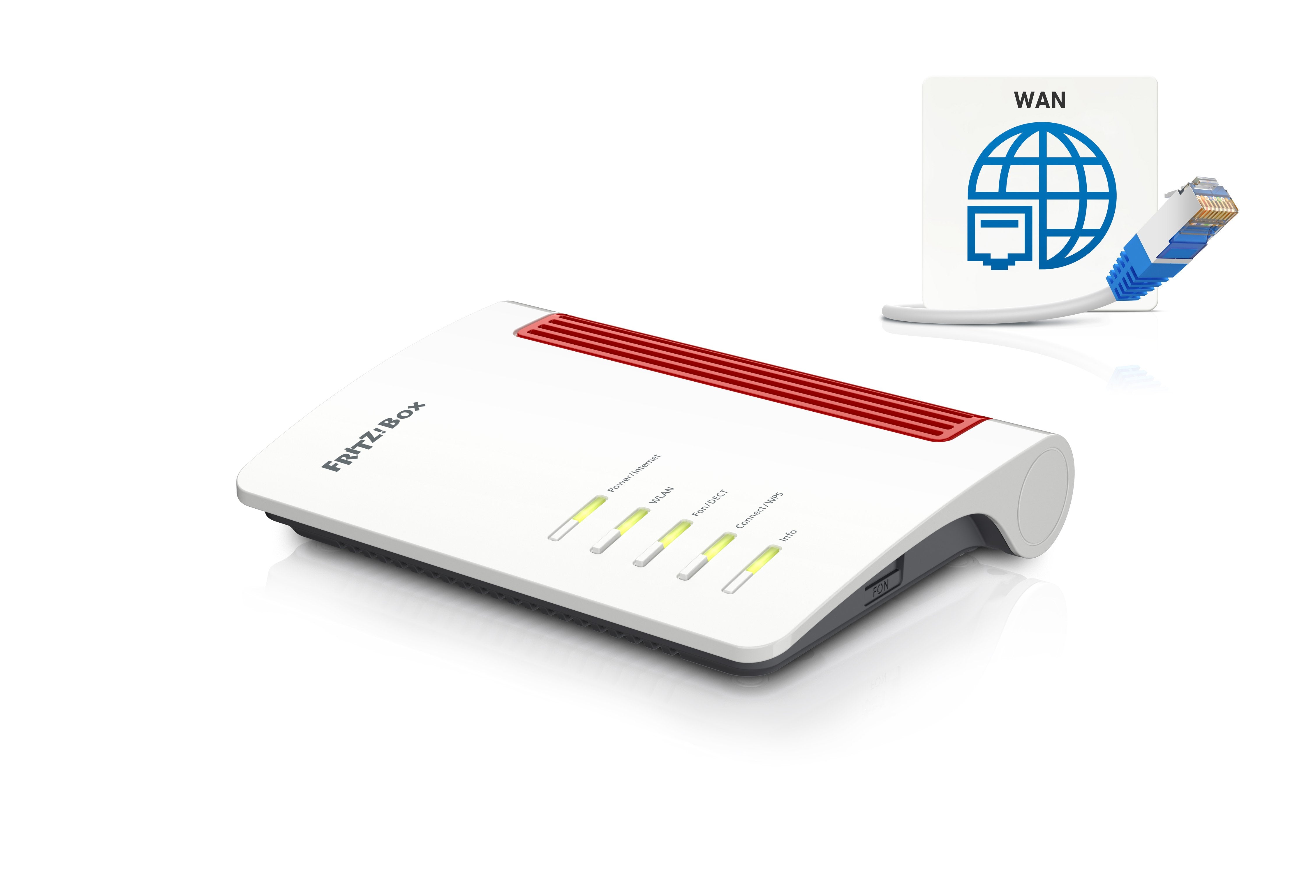 Fritz!Box 4050 Router Wifi6 Mesh 1xgb Wan 3xgb Lan