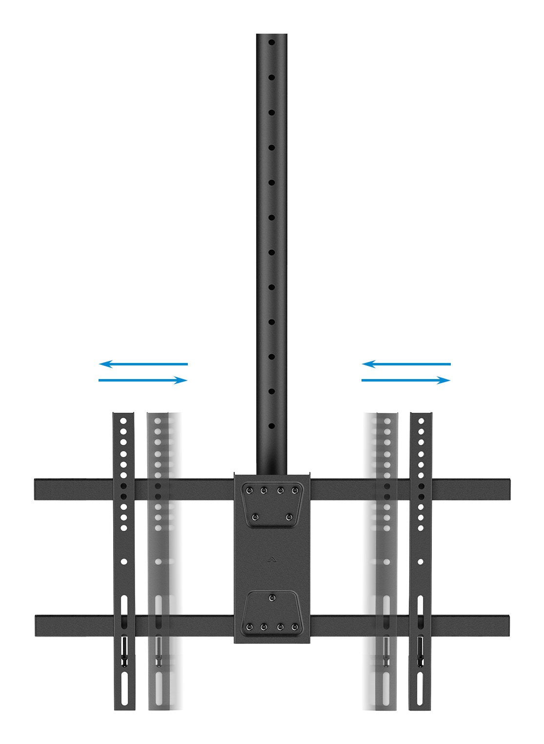 Soporte Techo 2 Pantallas 43-86" Xl Negro