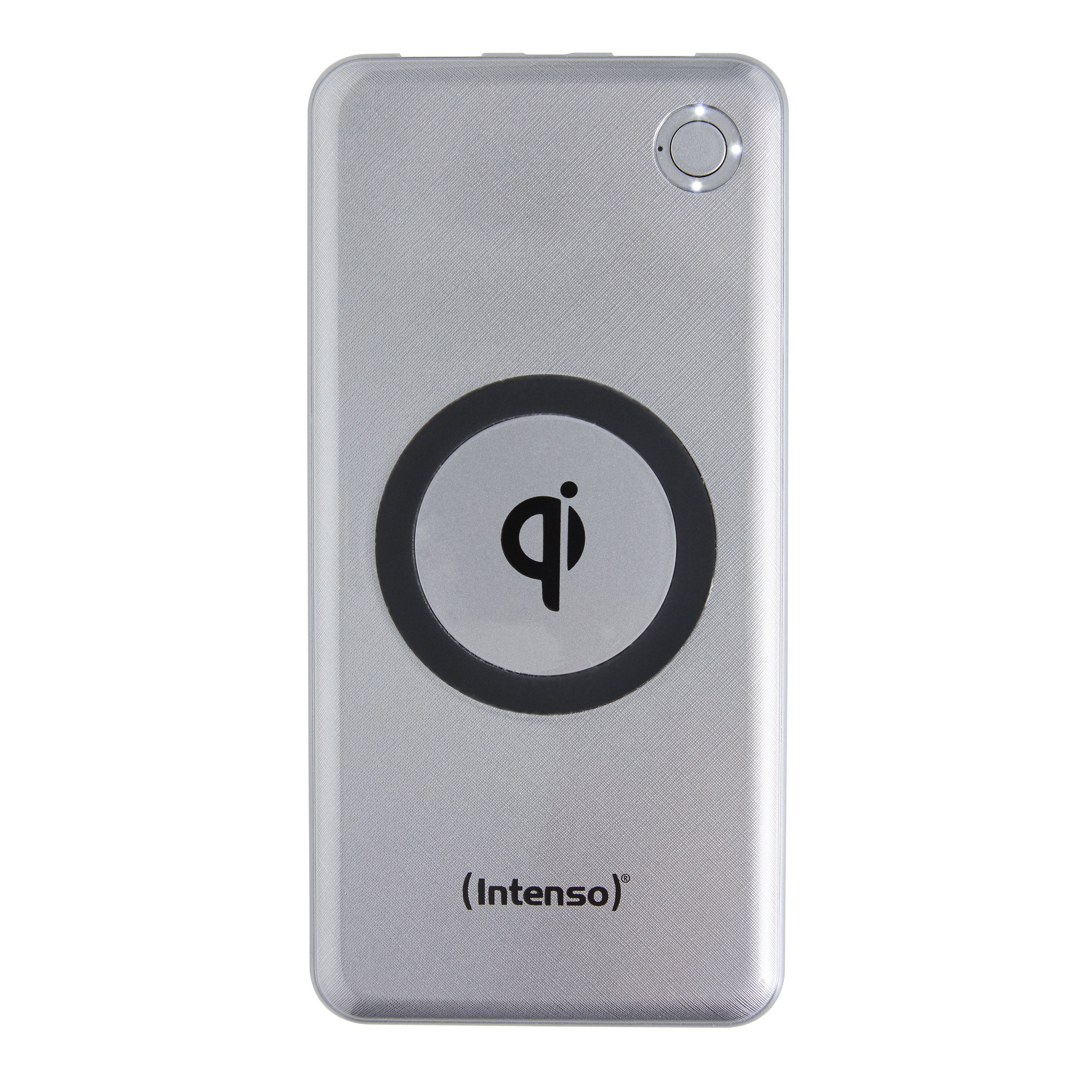Intenso Powerbank Wpd10000 Plateado Incl. Cargador Inalámbrico