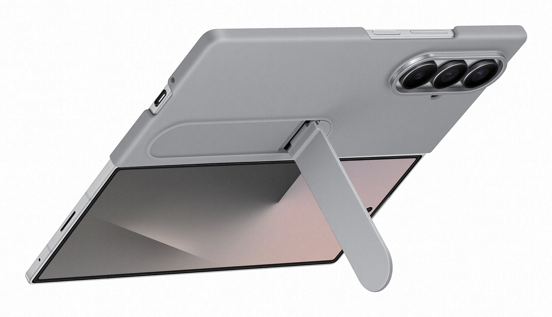 Samsung Silicone Case Fr Galaxy Fold7 Gray