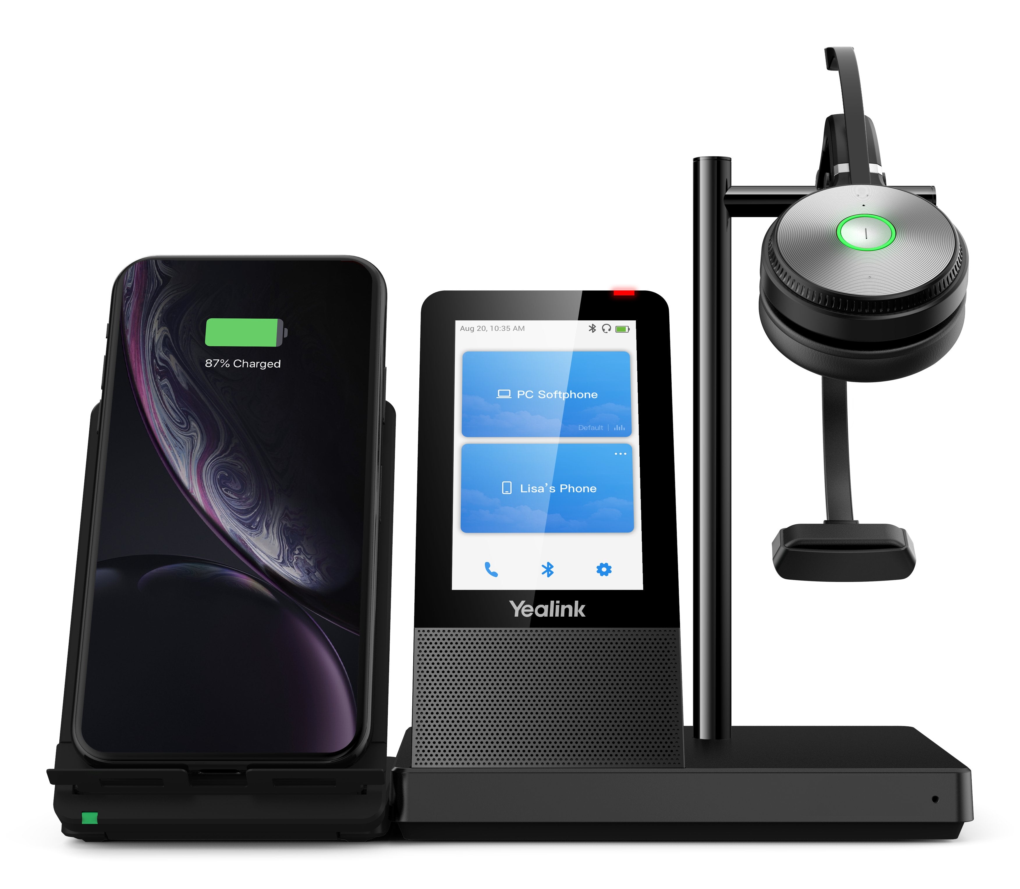 EAN 5715328093133 - Yealink WH66 Mono UC Auriculares Inalámbrico Diadema Oficina/Centro de llamadas USB tipo A Bluetooth Base imagen 4