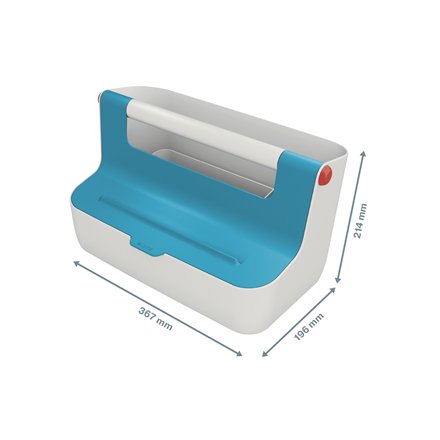 EAN 4002432126200 - Leitz 61250061 caja de almacenaje Rectangular Acrilonitrilo butadieno estireno (ABS) Azul, Blanco imagen 8