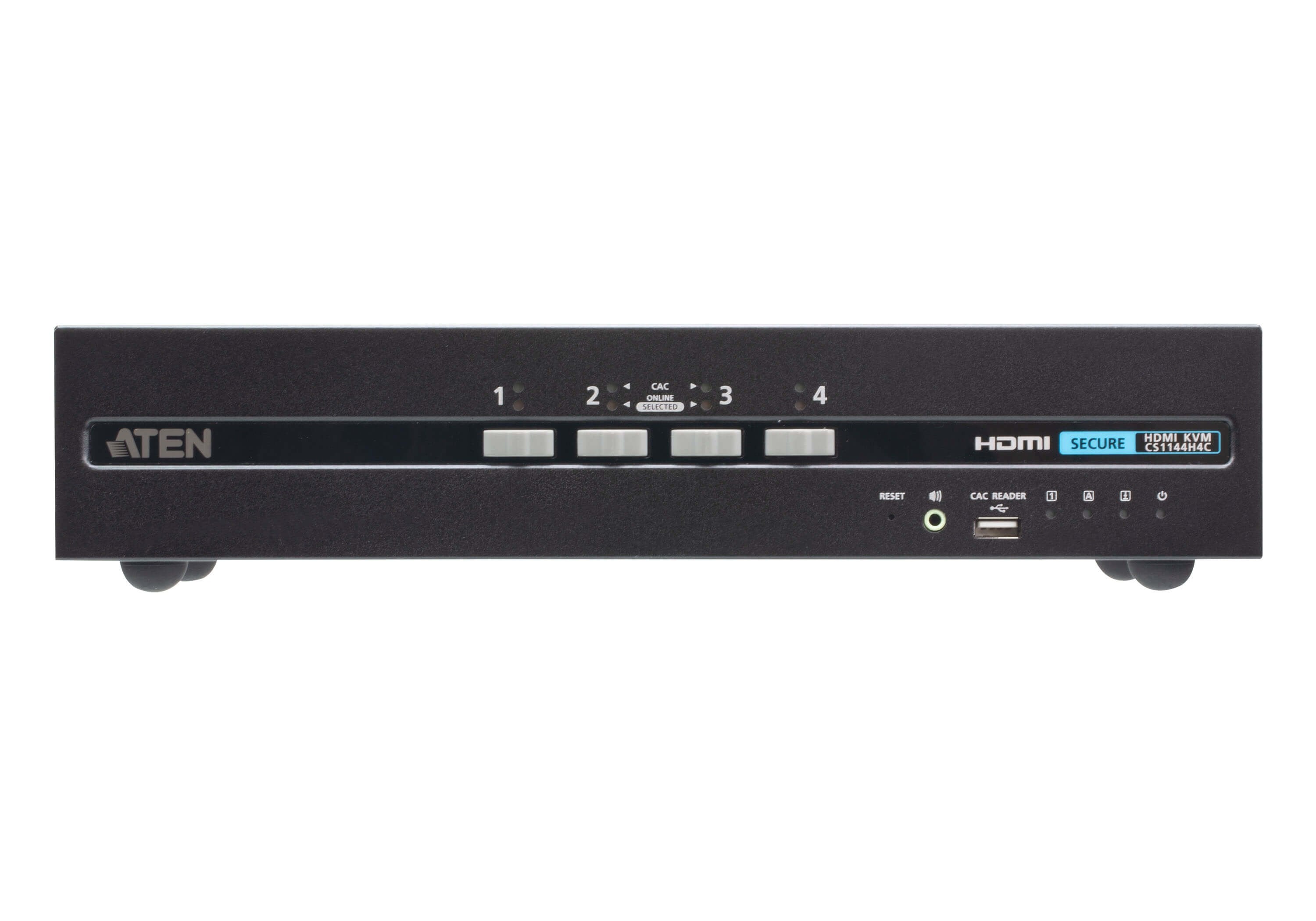 4-Port Usb - 4k Hdmi Secure Kvm Switch With Card Reader (Psd Pp V4.0 Compliant)