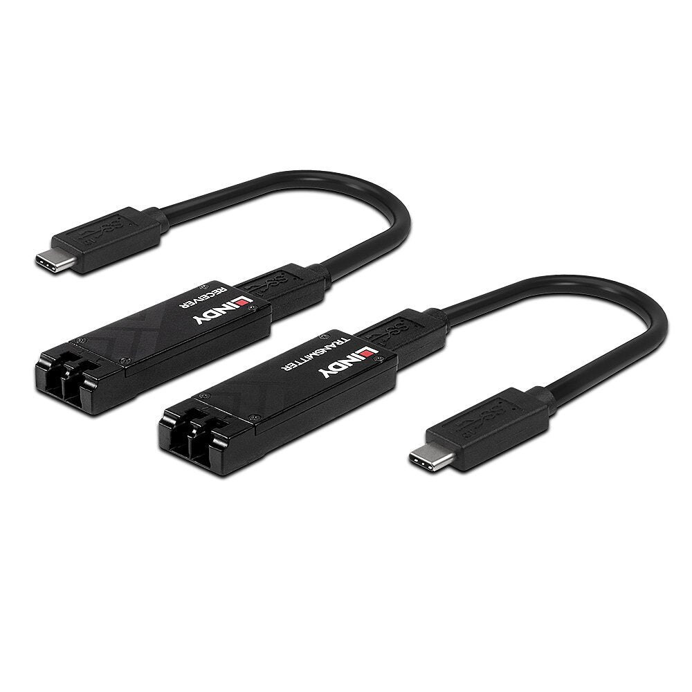 Lindy 100m Fibre Optic Usb 3.2 Typ C Extender