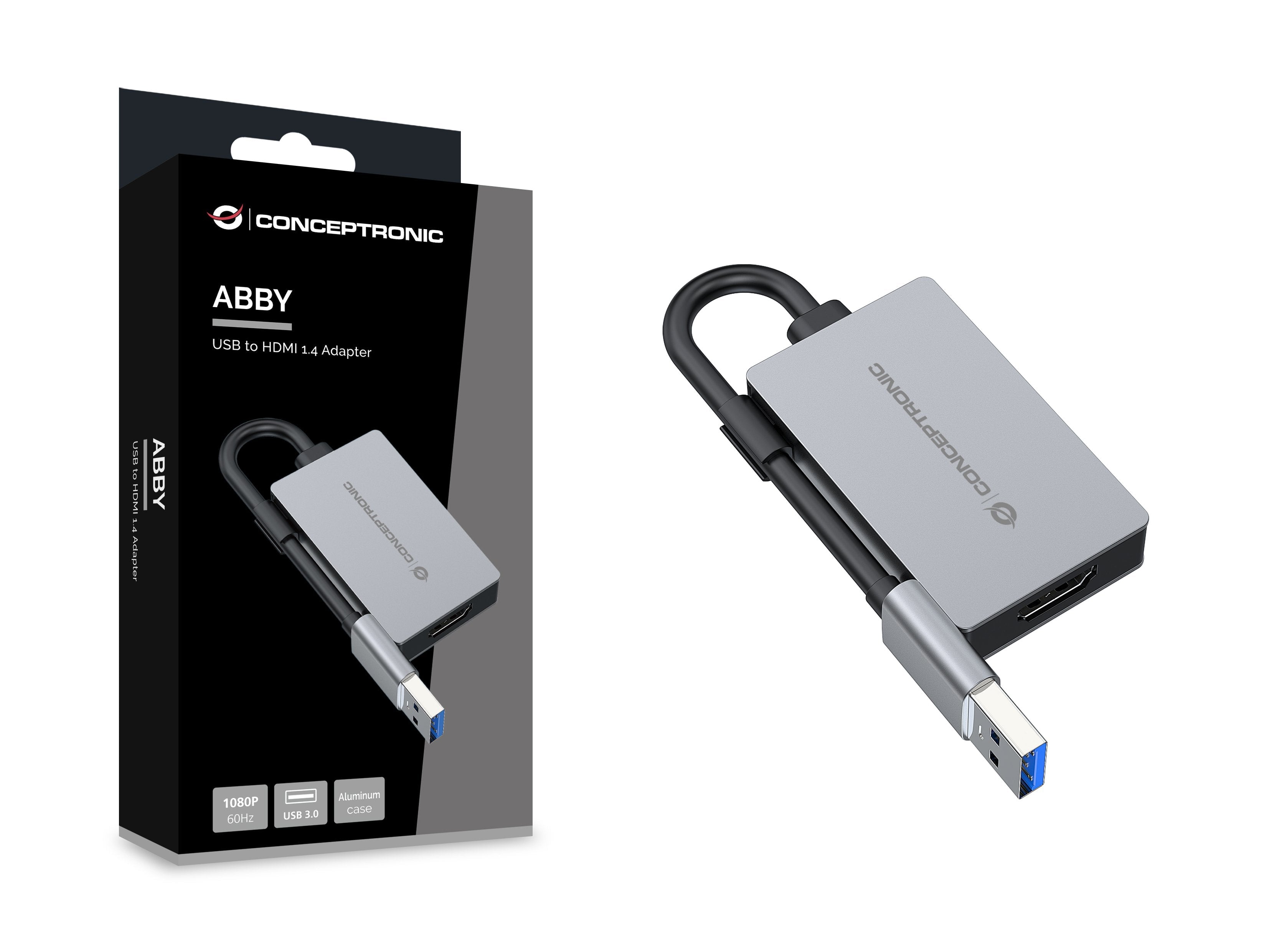Adaptador Usb 3.0 A Hdmi Conceptronic 1920 X 1080 60hz Abby22g