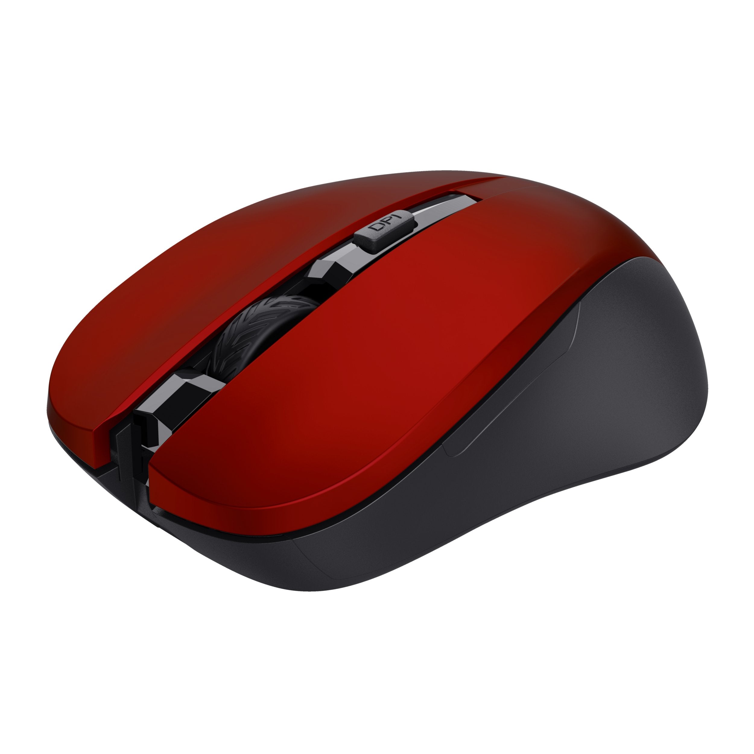 Ratón Inalambrico Trust Mydo Silent Red Alcance 10m Ambidiestro Microusb 21871