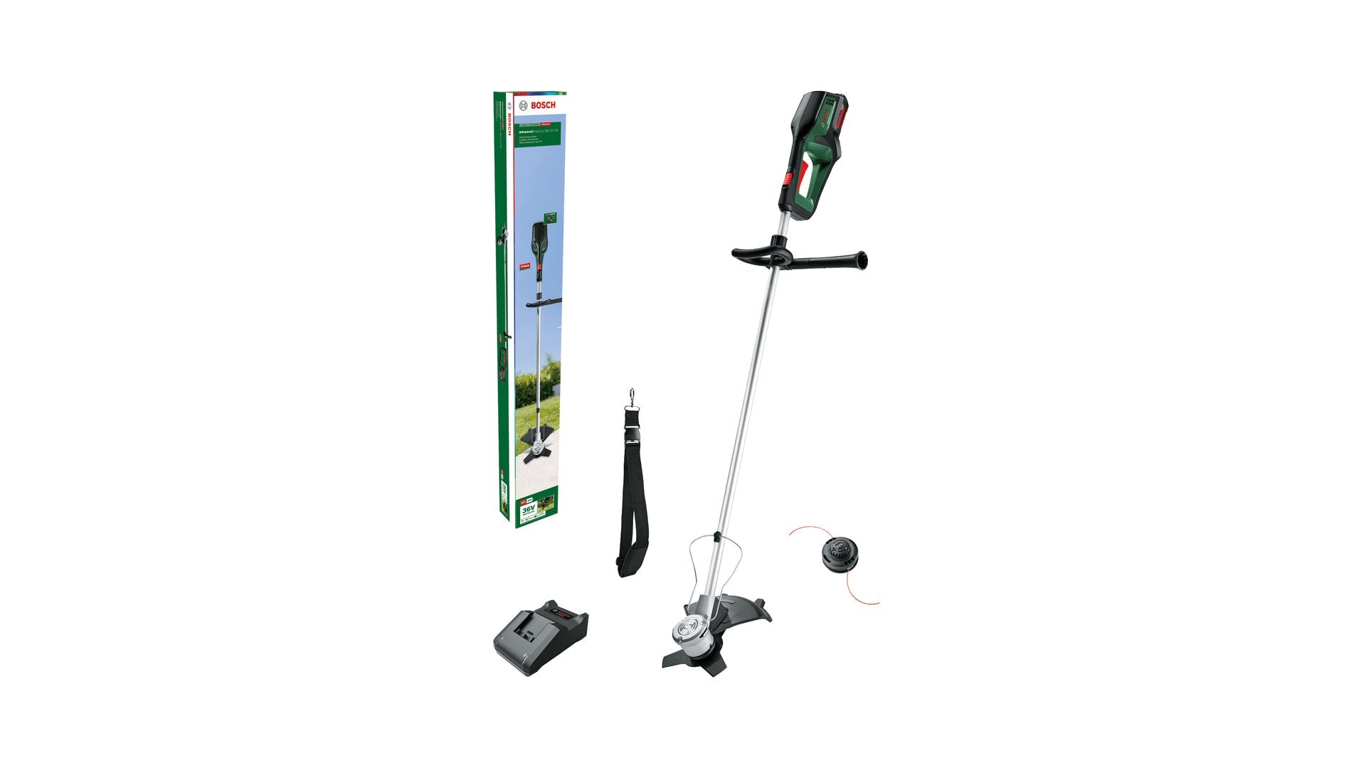 EAN 4059952660530 - Bosch BrushCut tijera de césped inalámbrica 2,4 mm 36 V Ión de litio Verde imagen 7