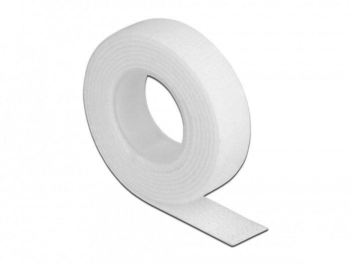 Klettband Auf Rolle L 1 M X B 13 Mm Weiss