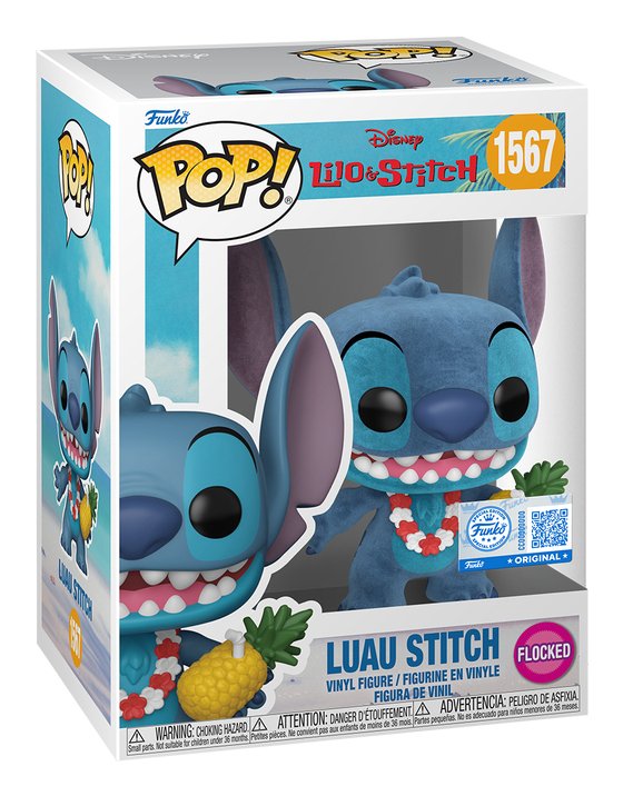 EAN 0889698862752 - FUNKO POP! Luau Stitch (Flocked) imagen 2
