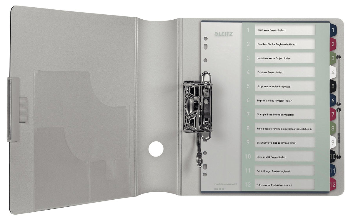 Esselte Leitz Style - Separador - 12 Piezas - Preimpreso: 1-12