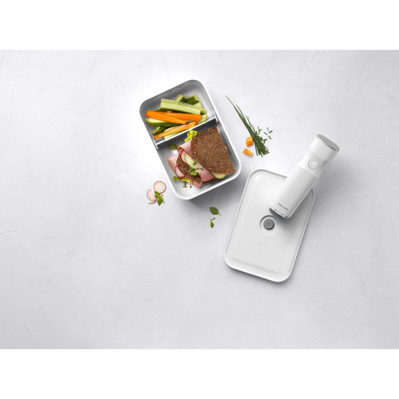 Zwilling Fresh & Save Táper 1,6 L Plástico Gris, Blanco 1 Pieza(S)