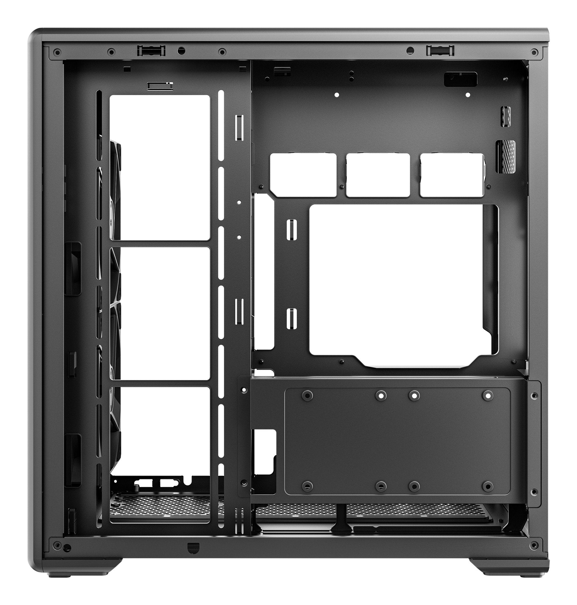 Deepcool Cg590 Mesh 2f Micro Atx Midi Tower Case, Black