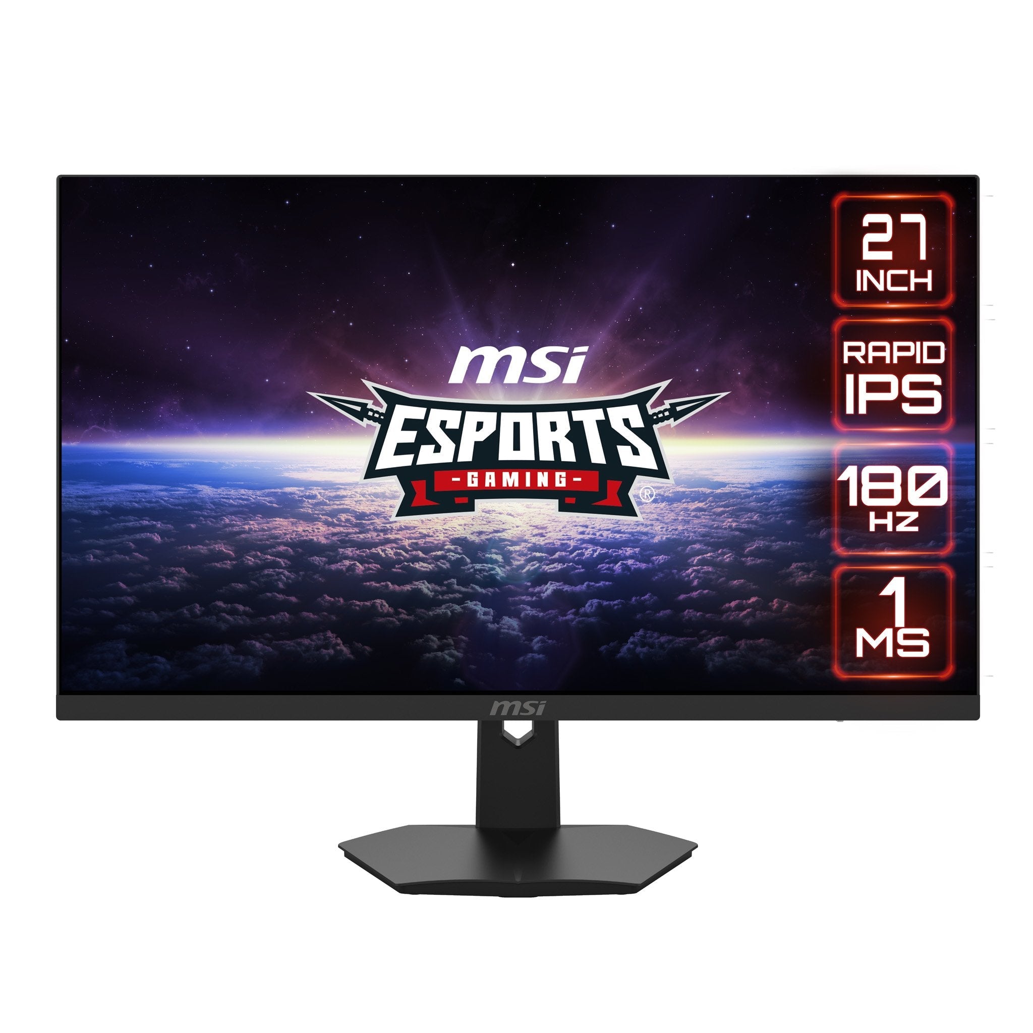 Monitor Gaming 27" Msi G274f Negro 5ms/180hz/Fhd Ips/Dp/Hdmi