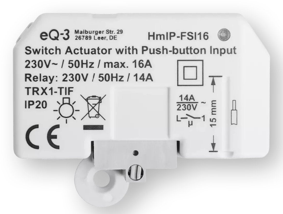 Eq-3 Ag Schaltaktor Con Tastereingang Unterputz