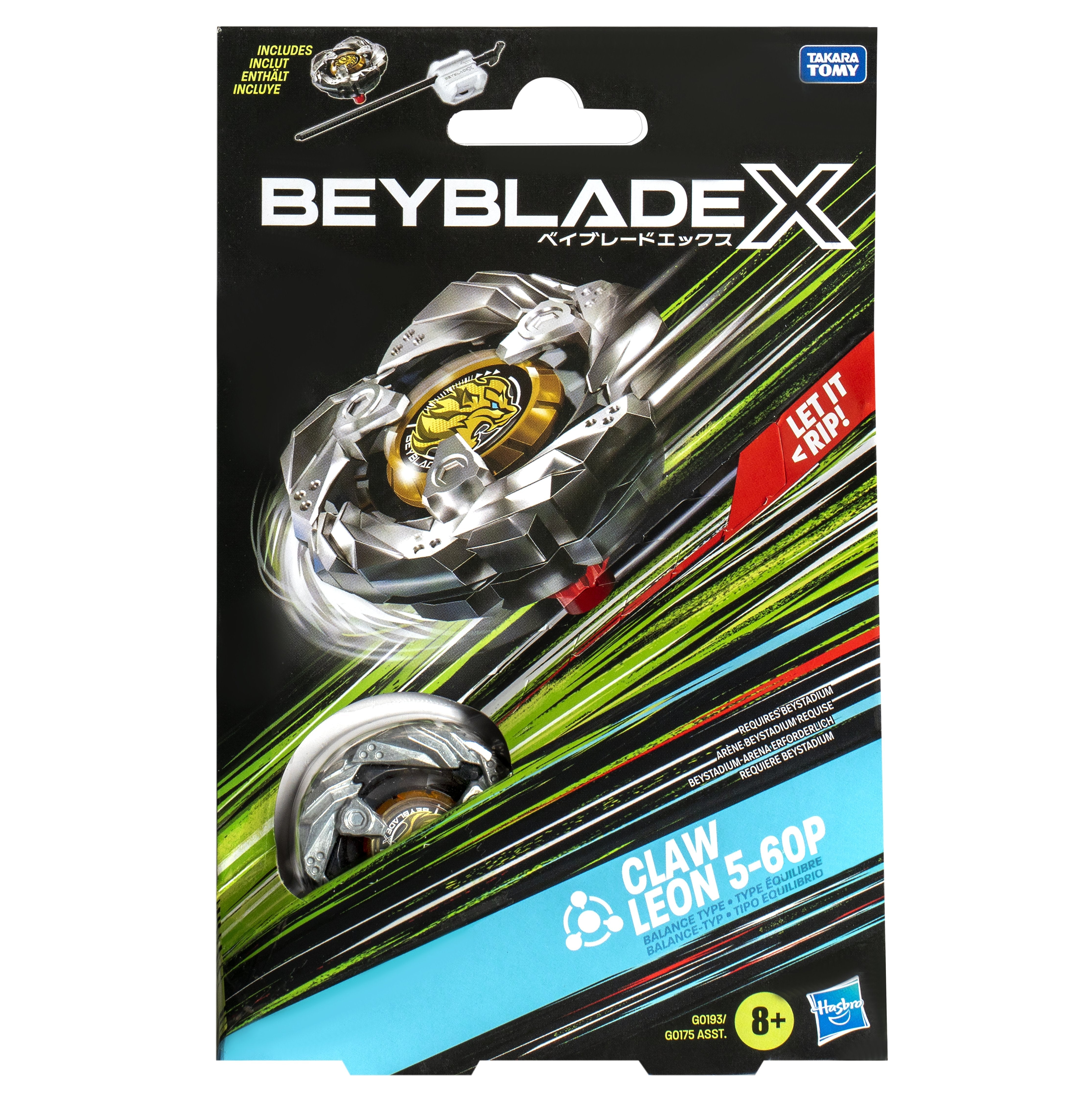 Juego Kit Inicial Claw Leon 5-60p Beyblade X