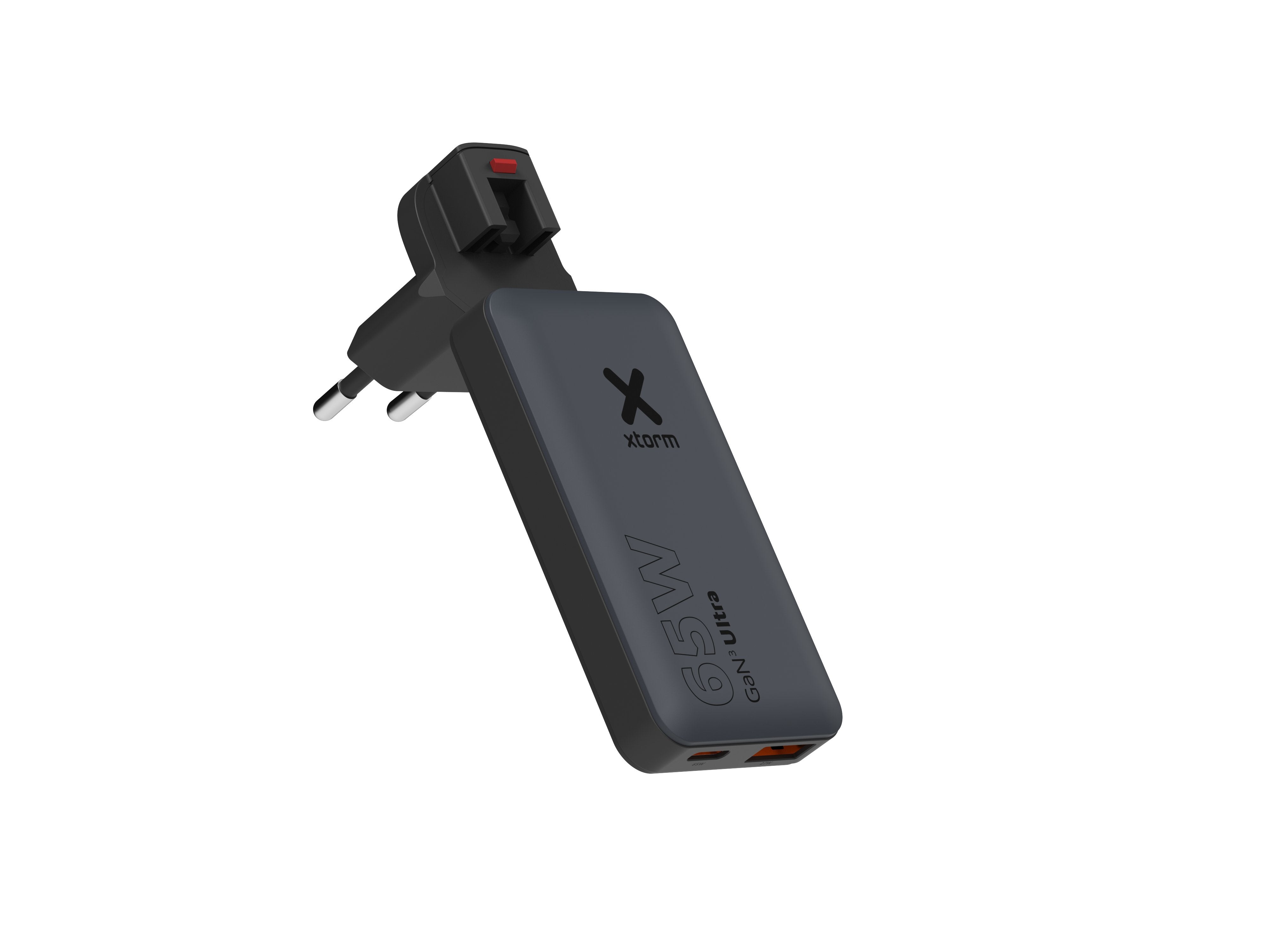 Xtorm Reise-SchnellladegerT-Set 65w Schwarz