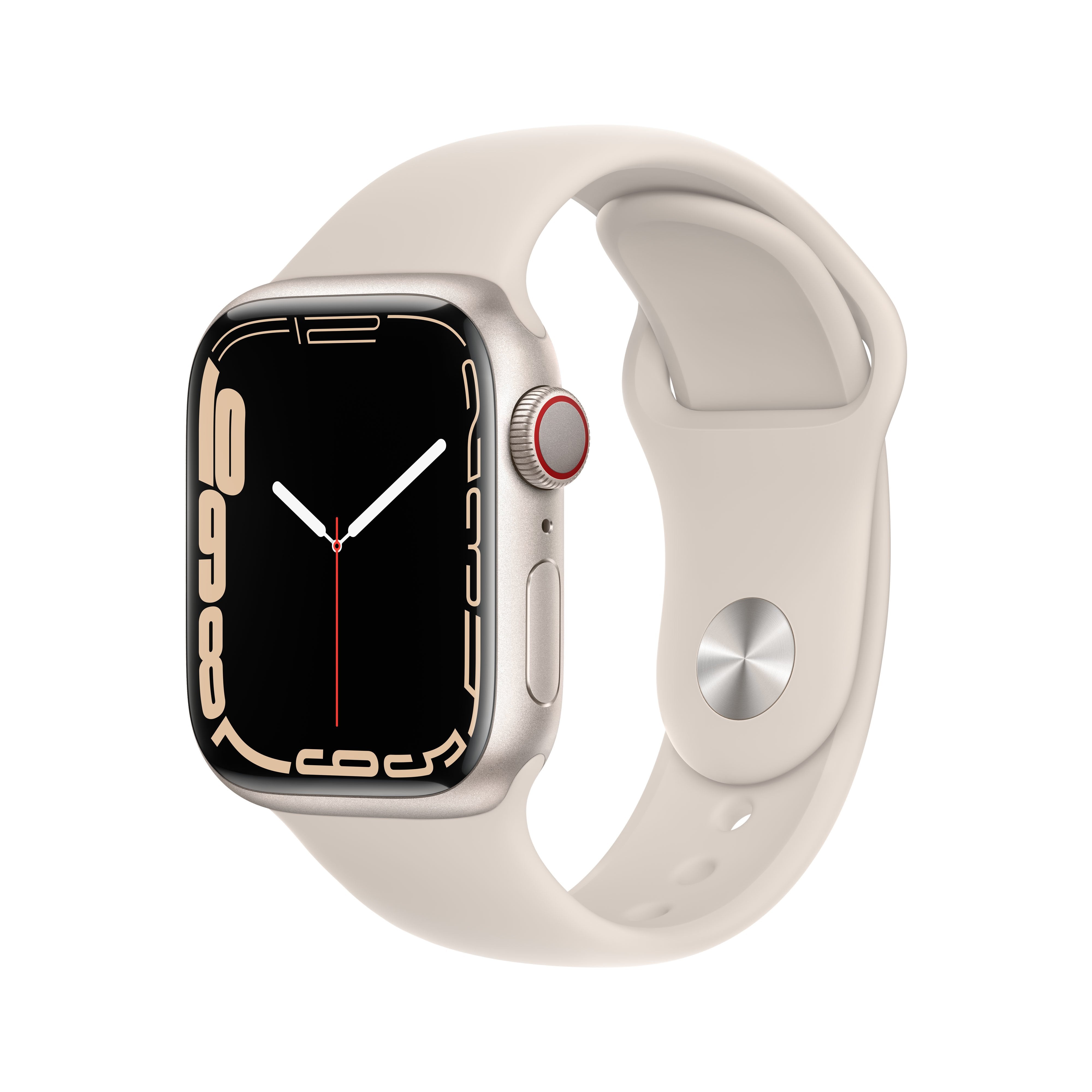 Apple Watch Series 7 Gps + Cellular 41mm Aluminio Beige Con Correa Deportiva Beige