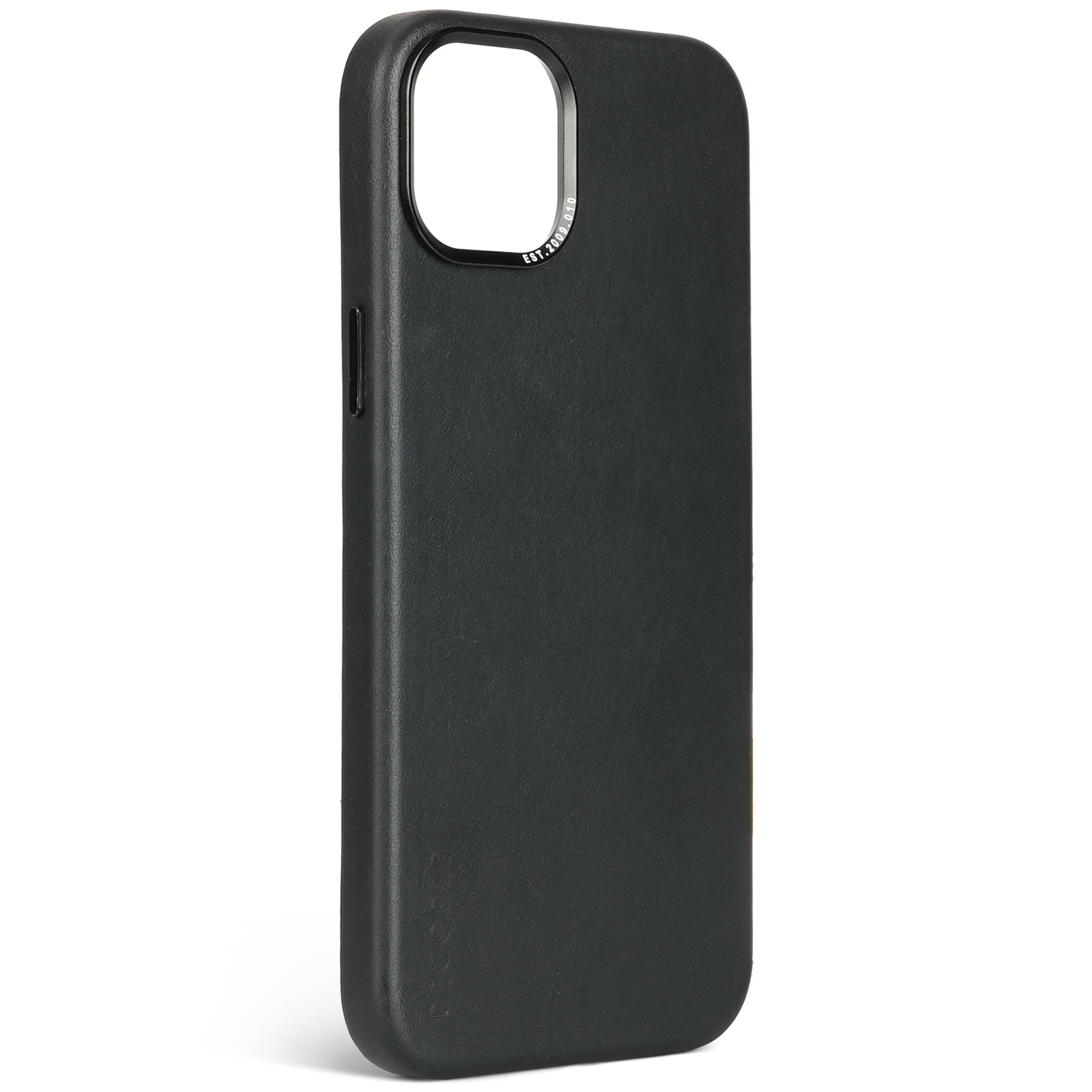 Decoded Leather Backcover For Iphone 15 Plus Black