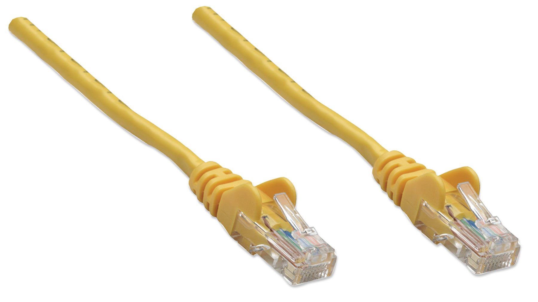 Intellinet Rj-45, M/M, 1m Cable De Red Amarillo Cat5e U/Utp (Utp)