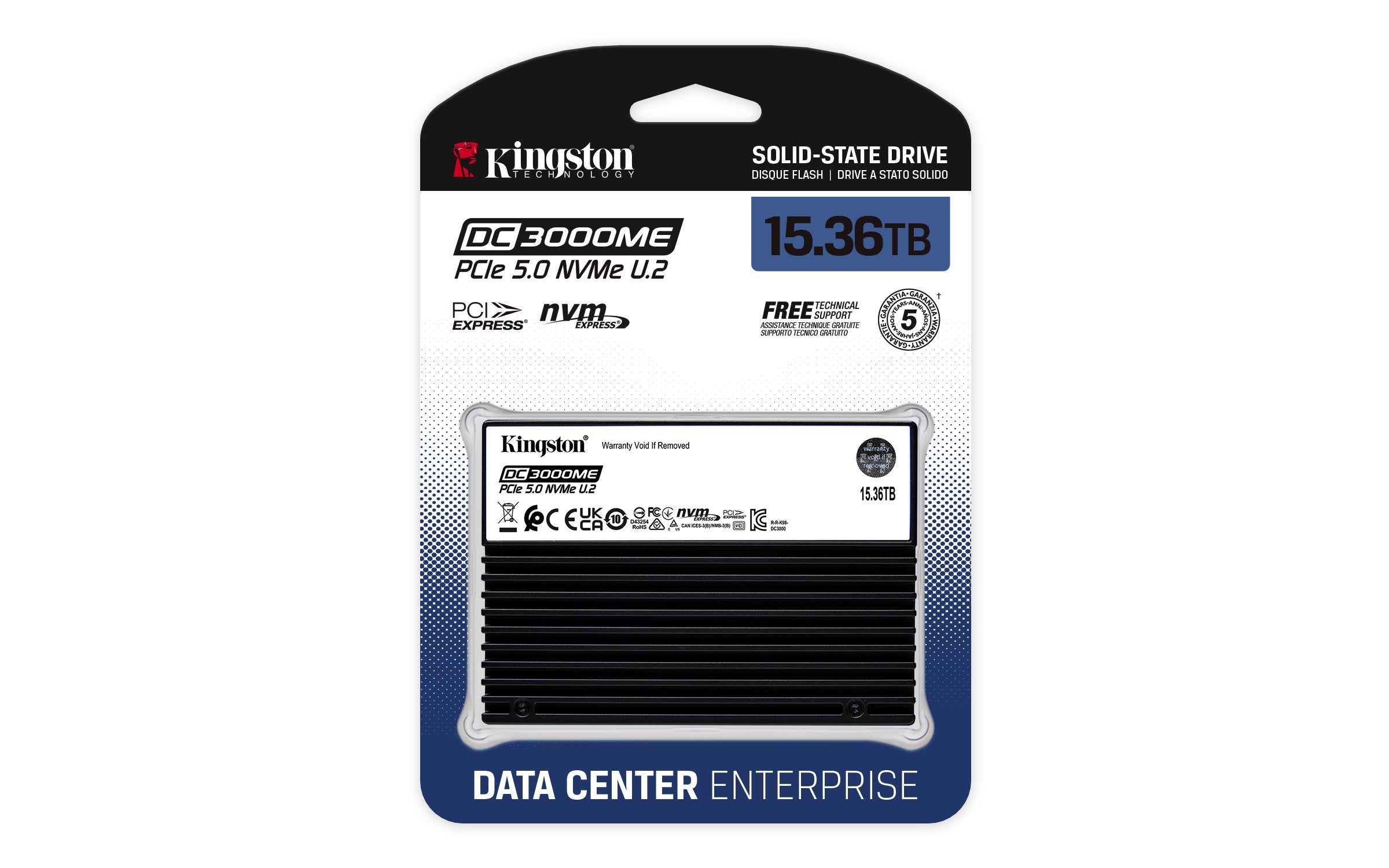 EAN 740617347838 - Kingston Technology DC3000ME 15 TB PCI Express 5.0 3D eTLC imagen 4