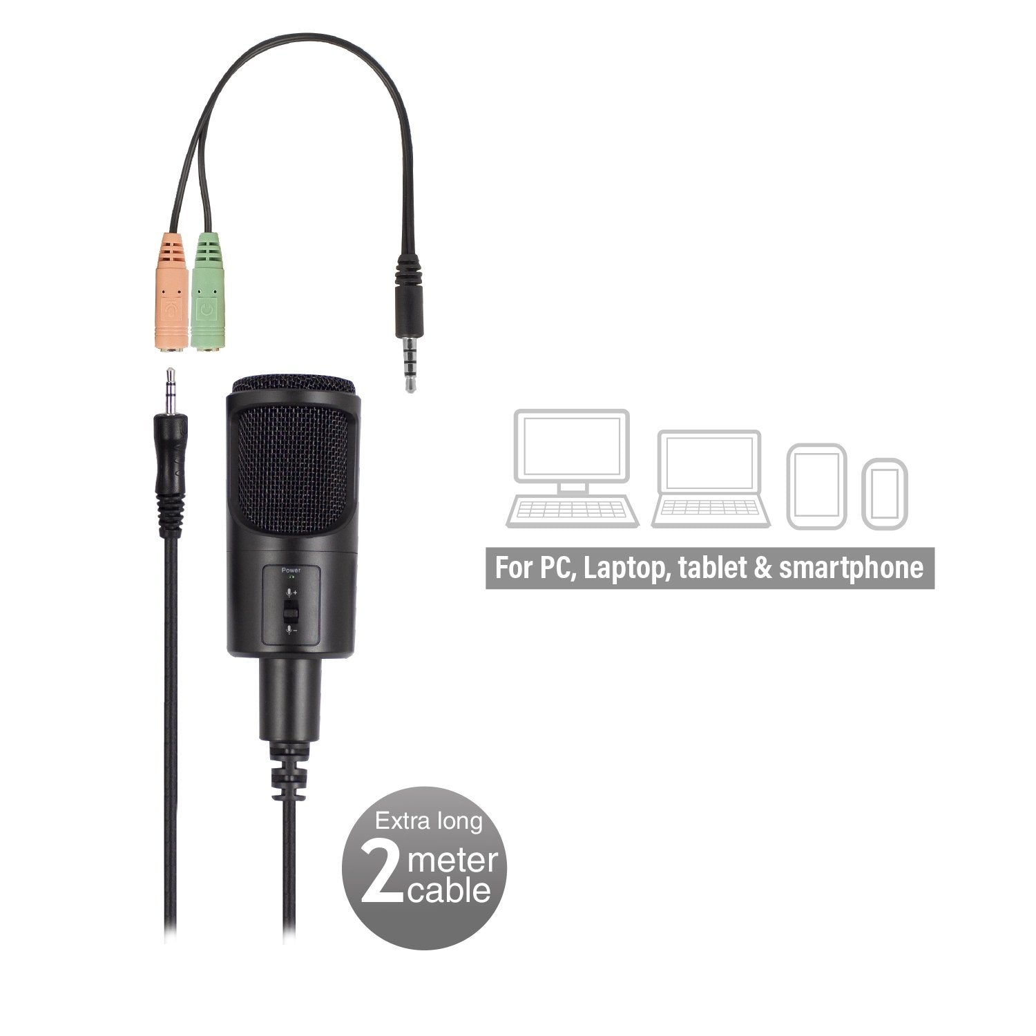 EAN 8054392614644 - Ewent EW3552 micrófono Negro Micrófono para PC imagen 3