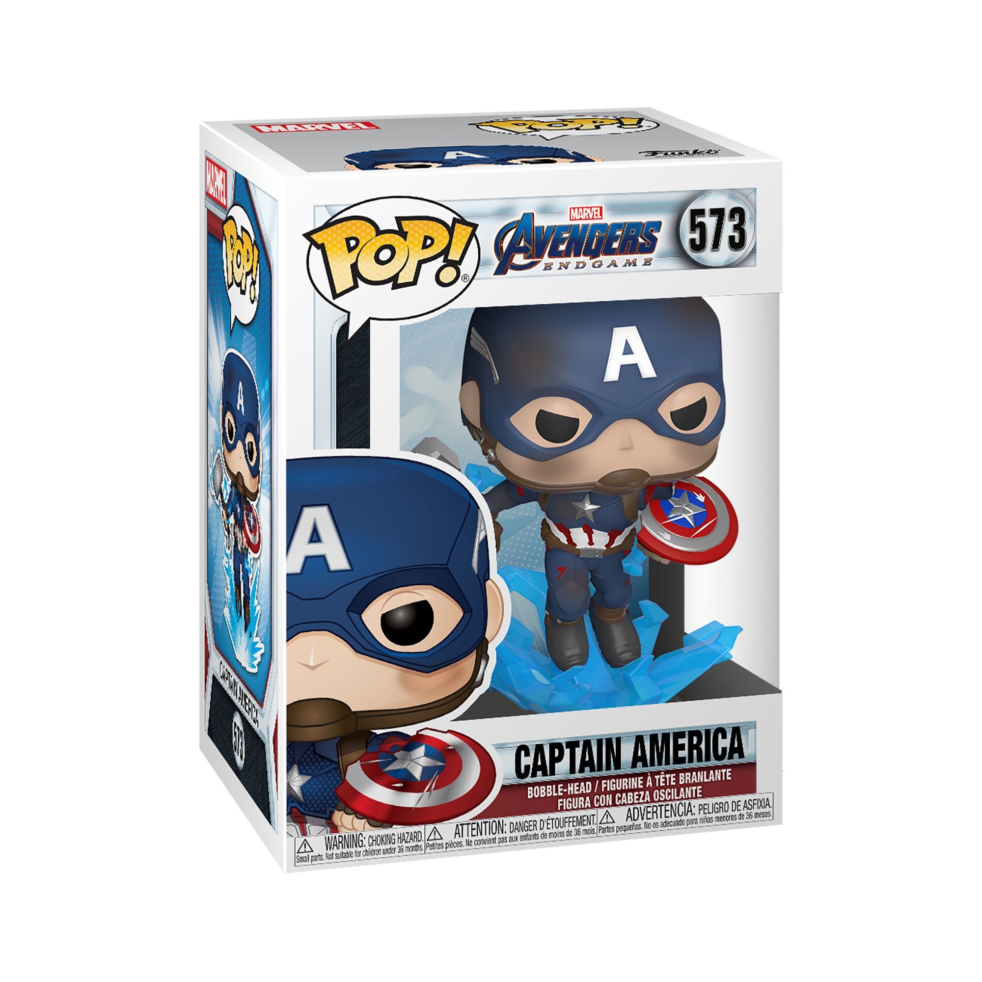 EAN 0889698451376 - FUNKO POP! Captain America with Broken Shield imagen 2