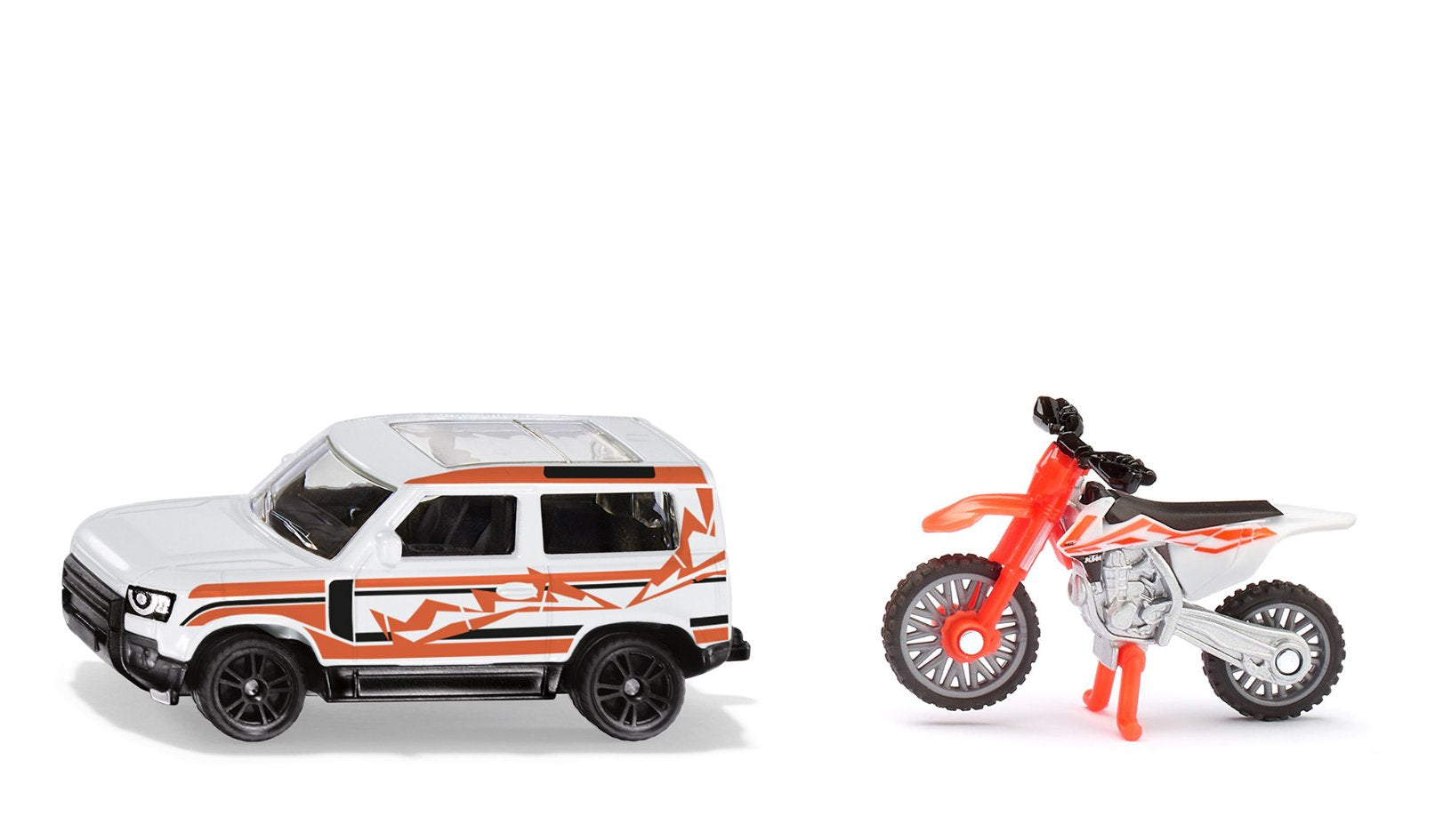 Siku Blister Land Rover Defender Mit Ktm Motorrad 10111400000