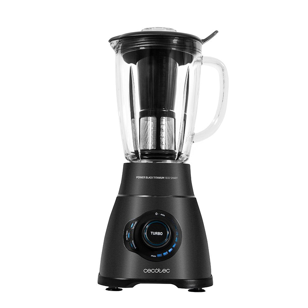 Batidora De Vaso Power Black Titanium 1800 Smart 1800w 9 Velocidades Capacidad 1.8l