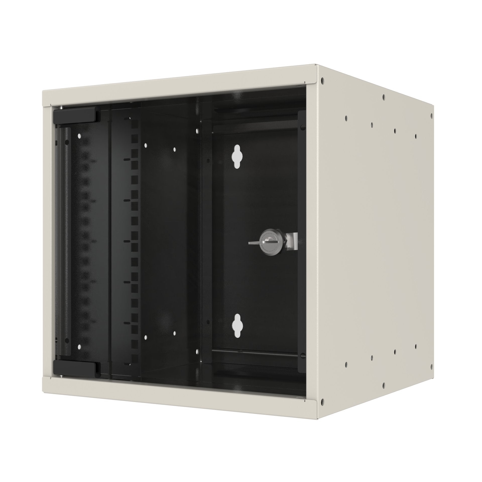Efb 10" Wandcaja 6he , Tiefe 300mm 1-Teilig, Ral9010