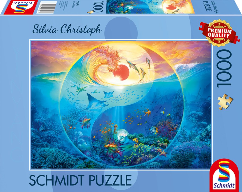 Schmidt Spiele Silvia Christoph: Yin & Yang Im Reich Der Meerestiere (1000 Teile) 58594