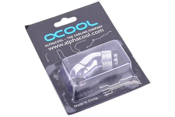 Alphacool 17059 Accesorio Para Manguera Conector De Manguera Latón Níquel, Plata 1 Pieza(S), Conexión Cromado, Conector De Manguera, 1/4", Macho/Hembra, Latón, Níquel, Plata