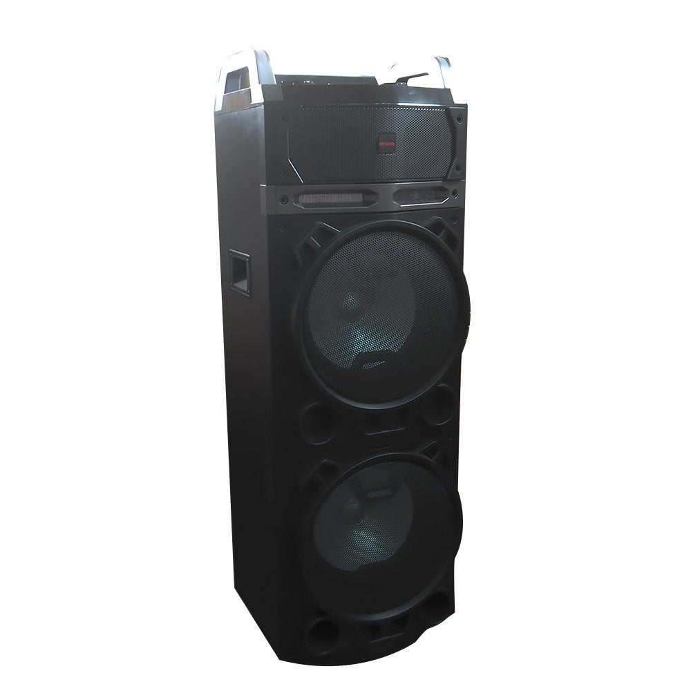 Karaoke Portatil Aiwa Kbtus-900 Negro 100w Rms/Bluetooth/Usb/M-Sd/Aux In/2xmicrofono/Led Kbtus-900